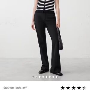 Banana Republic Black Flare Pants